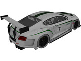 Bentley Continental GT3 3D Model