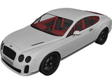 Bentley Continental Supersport 3D Model preview
