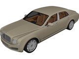 Bentley Mulsanne 3D Model preview