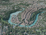 Bern City, Switzerland (2020) 3D Model preview