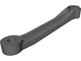 Bicycle Crank Shimano Alivio Left 3D Model preview