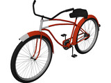 Bicycle JC Higgins Balloon Tire 26inch Boys (1949) 3D Model preview