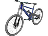 Bicycle Professional Downhill 3D Model preview