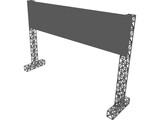 Big Board Gate 3D Model preview