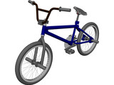 Bike BMX Trial 3D Model preview