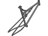Bike Frame 3D Model preview