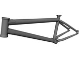 Bike Frame 3D Model preview