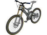 Bike Mountain Freeride/Downhill 3D Model preview