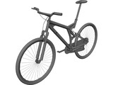 Bike Mountain Full Suspension 3D Model preview
