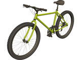 Bike Mountain Hardtail 3D Model preview