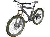 Bike Mountain Trail 3D Model preview