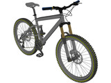 Bike Mountain Trail 3D Model