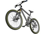 Bike Mountain Trail 3D Model