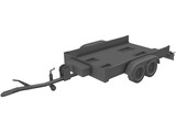 Bike Trailer 3D Model
