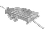 Bike Trailer 3D Model