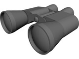 Binoculars 3D Model preview