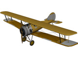 Biplane 3D Model preview