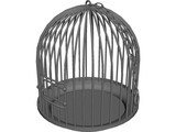 Bird Cage 3D Model preview