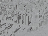 Birmingham City, UK (2023) 3D Model