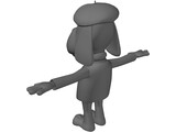 Bizoo Dog 3D Model