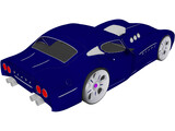 Blade car 3D Model
