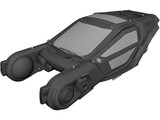 Blade Runner 2049 Spinner 3D Model preview
