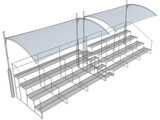 Bleacher 3D Model