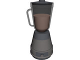 Blender Metal Glass 3D Model preview
