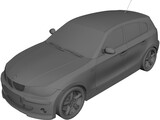 BMW 120i 3D Model preview