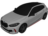 BMW 128ti 3D Model preview