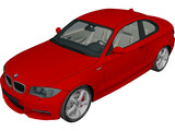 BMW 135i Coupe [E82] (2009) 3D Model preview