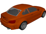 BMW 1M Coupe 3D Model preview