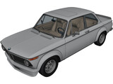 BMW 2002 Turbo 3D Model preview