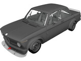 BMW 2002 Turbo (1973) 3D Model preview