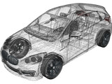 BMW 225i Active Tourer 3D Model