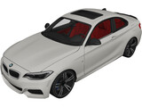 BMW 235M 3D Model preview