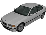 BMW 3-Series Compact [E36] (1994) 3D Model preview