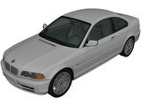 BMW 3-Series Coupe (2004) 3D Model preview