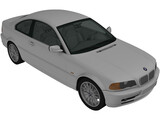 BMW 3-Series Coupe (2004) 3D Model