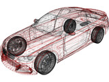 BMW 3-Series Coupe (2006) 3D Model