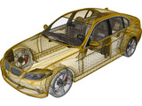 BMW 3-Series Sedan (2005) 3D Model