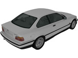 BMW 318i Coupe (1993) 3D Model