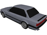 BMW 320i 3D Model preview