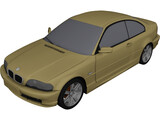BMW 330Ci Coupe (2000) 3D Model preview