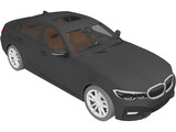 BMW 330i Sedan (2020) 3D Model
