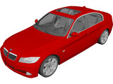 BMW 330i 3D Model preview