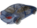 BMW 335i Coupe [F30] (2012) 3D Model