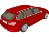 BMW 335i Touring [F31] (2012) 3D Model