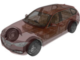 BMW 335i Touring [F31] (2012) 3D Model