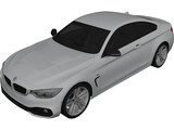 BMW 4-Series 435i (2014) 3D Model preview